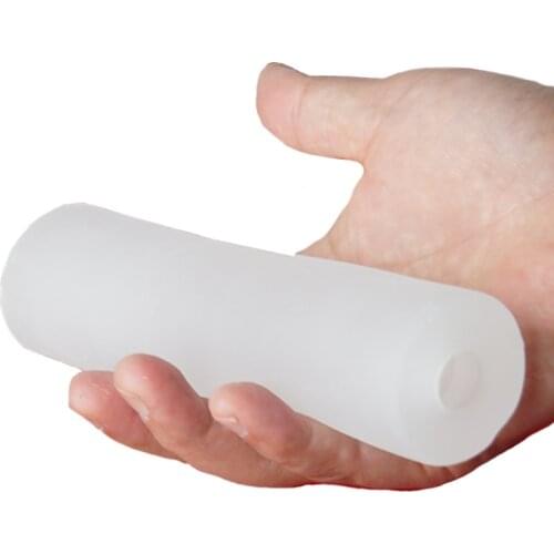 Silicone Cock Stroker Tube Massager Condoms, Male Masturbator, Ribbed Sleeve for Penis Enlargement Pump Adult Sex Toys for Men