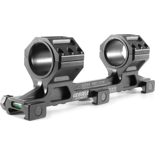 Verstelbare Een Stuk Scope Ringen 25.4Mm/30Mm Dual Rings Verwijderbare Scope Mount Met Bubble Niveau Picatinny Rail Scope
