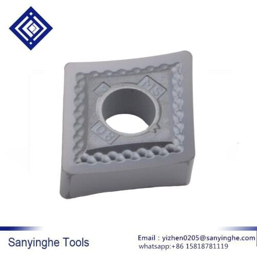 High hardness sanyinghe 5 pcs/lots CNMG120404MS KC5010/CNMG120408MS KC5010 cnc carbide inserts for stain steel