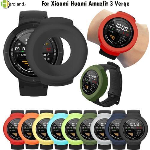 Protective Cover for Verge Watch3 protector Case for Xiaomi Huami Amazfit 3 Verge smart watch Accessories soft silicone case