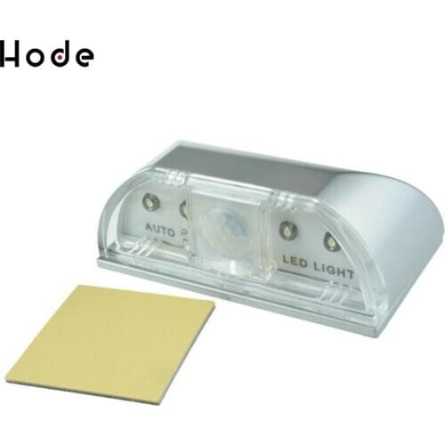 4LED IR Sensor Light Auto PIR Infrared Wireless Keyhole Motion Detection Gaoop