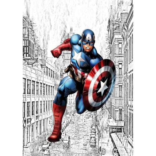Disney 5D DIY Mosaic Diamond Painting Marvel Avengers Captain America Iron Man Hulk Diamond Embroidery Cross Stitch Kits Decor