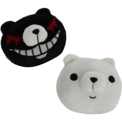 Anime Danganronpa V3: Killing Harmony Enoshima Junko Cosplay Props Doll Model Cartoon Plush Toy Stuffed Holder Gifts Headdress