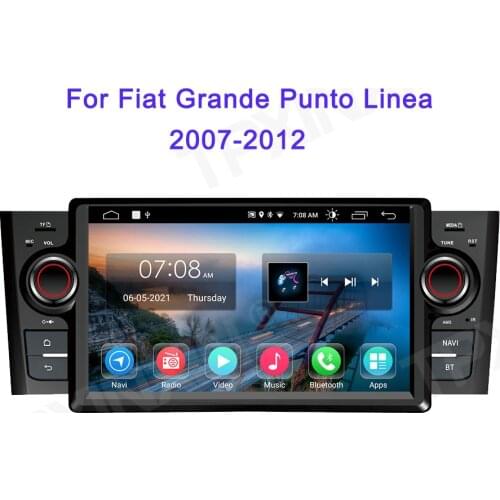 2G+32G Android 10.0 Car Radio GPS RDS DSP multimedia player For Fiat Grande Punto Linea 2007 2008 2009-2012 car player NO DVD