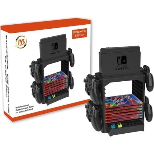 Nintendos Nintend Switch Console Accessories Case Storage Stand Nintendoswitch Game CD Disc Joycon Pro Controller Holder Tower