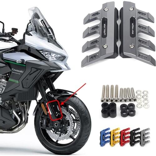 For Kawasaki VERSYS1000 VERSY S1000 Motorcycle Mudguard Front Fork Protector Guard Front Fender Anti-fall Slider Accessories