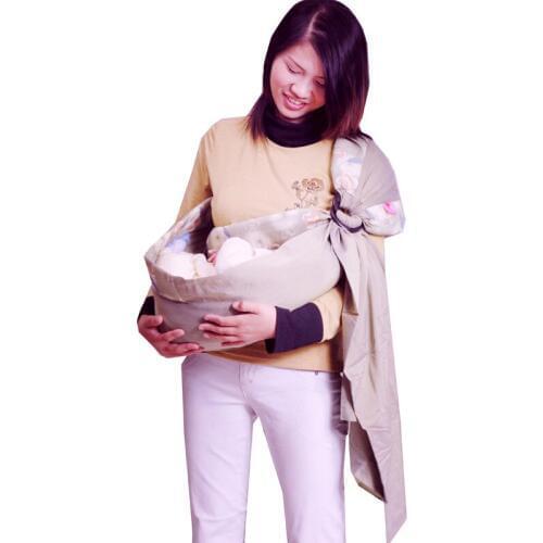 Cotton Fabric Breathable Baby Ring Sling Carrier Soft Baby Infant Wrap For Newborns Best Shower with pocket Gift For Girls Boys