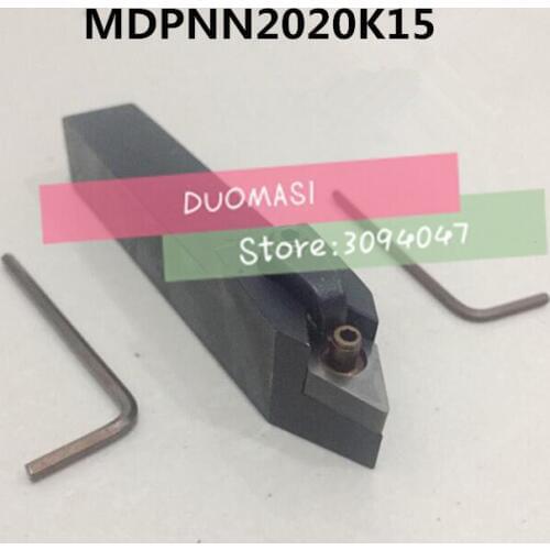 MDPNN2020K15 CNC Turning Lathe Machine Tools Lathe Cutting Tools 62.5 degrees External Turning Tool Holder 20*20*125MM