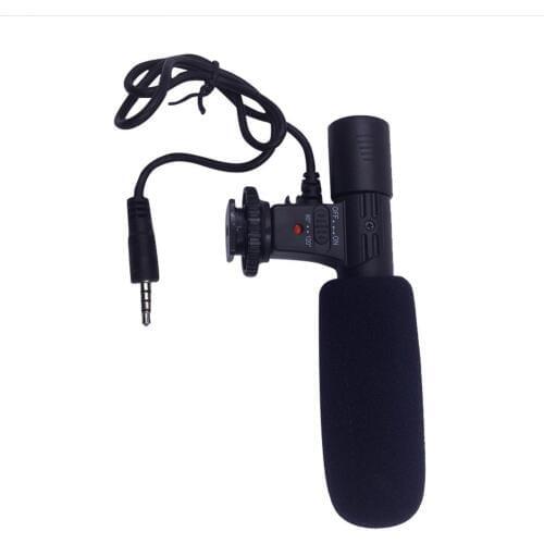 New 3.5mm Stereo Camera Microphone VLOG Photography Interview Digital Video Recording Microphone for Nikon Canon DSLR Camera