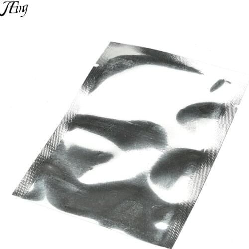 Wholesale 100 Pcs/lot Mylar Bag Vacuum Bags Silver Aluminum Foil Bag Pouch For Food Storage Aluminum Flat Bags 3 Sizes