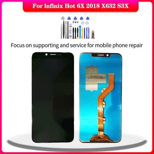 Original Display For Infinix Hot 6X 2018 X623 S3X lcd Touch Screen Digitizer Assembly For Hot 6X 2018 X623 S3X lcd Replacement