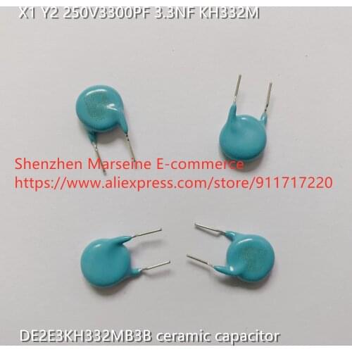 Original New 100% X1 Y2 250V3300PF 3.3NF KH332M DE2E3KH332MB3B ceramic capacitor (Inductor)
