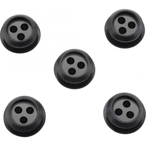 5Pcs 3 Hole Fuel Gas Tank Grommet Replacements for Trimmer Lawn Mower Grommet Fuel Lines Air Tank Vent Kit Parts Power