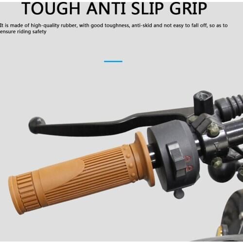 1 Pair Retro Rubber 22mm Motorbike Handle Bar Grips Motorcycle Grip Protaper Dirt Pit Motorcycle Handlebar Grips