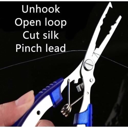 Fishing Plier Scissor Braid Line Lure Cutter Hook Remover Etc. Fishing Tackle Tool Cutting Fish Use Tongs Multifunction Scissors