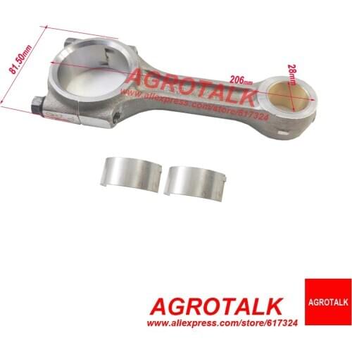 Connecting rod with connecting rod bearings (0.00) for Laidong KM385BT, part number: KM485QB-04200F