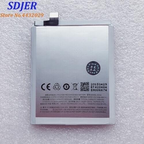 Meizu M1 Note Battery Replacement High Quality 3100mAh Battery Parts For Meizu M1 Note MEIZU BT42 Smart Phone