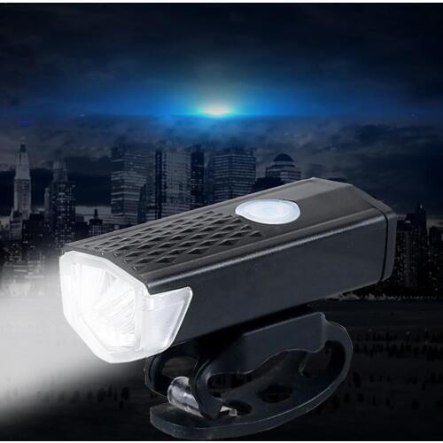 Super Bright USB Led Bike Waterproof Front Lamp Bicycle Light 3 Light Modes Strap Rechargeable Headlight Taillight Warnin Light