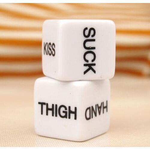 1 Pair=2 PCS Funny Dice Sexy Romance Love Humour Gambling Adult Games Erotic Craps Pipe For Couples