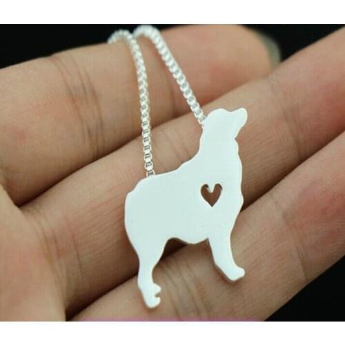 Shepherd dog necklace dog pendant animal jewelry