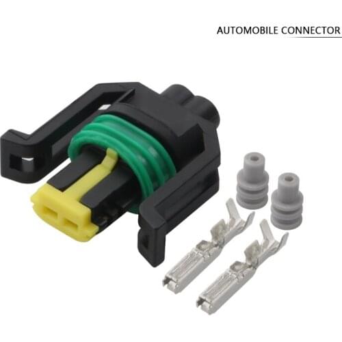 DJ7027YA-1.5-21 car male female Connector cable Terminal plug connector jacket auto socket 2pin Connector automotive plug socket