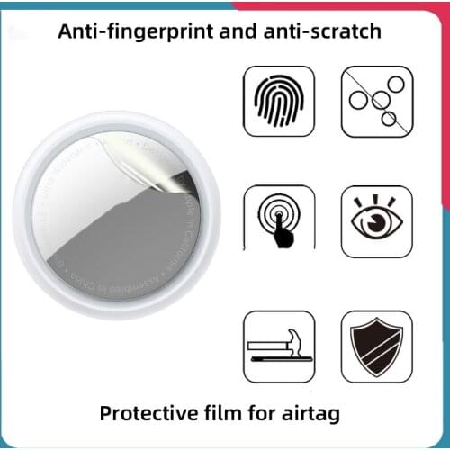 2/5Pcs Protective Film For AirTag Anti-scratch TPU Hydrogel Film for Apple Airtag Screen Smart Bracelet Accessories Not Glass
