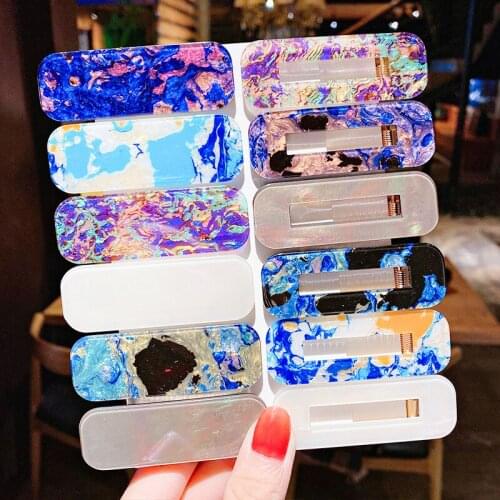 CYGJFC 2PCS/4PCS Woman Acrylic Mermaid Hairpins Sets Women Hair Clips Lady Fashion Hairgrip Hair Accessories Barrettes Headwear