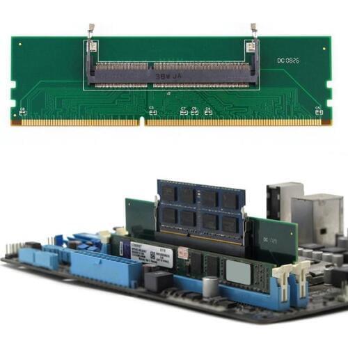 DDR3 RAM memory connector adapter For SO-DIMM laptop new to desktop DDR3 to adapter DIMM internal RAM desktop For laptop me S0V1