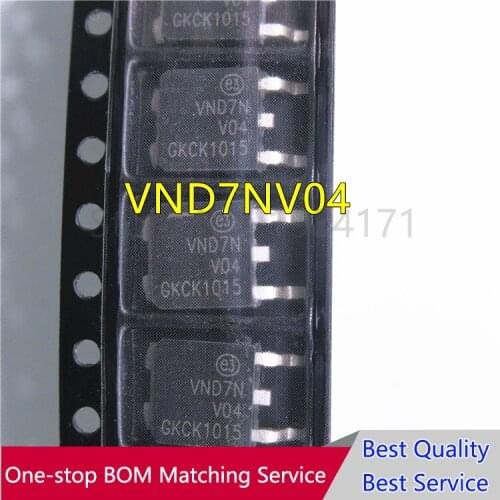 20Pcs VND7NV04 Automotive Smd Transistor VND7N V04 Circuit protection smart switch large chip new