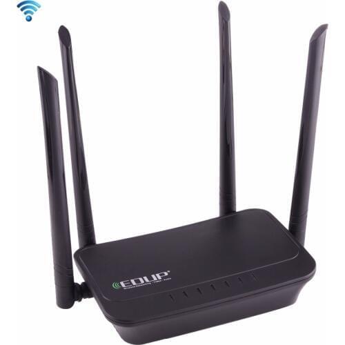 EDUP EP-RT2638 300Mbps Wireless Smart WiFi Router WiFi Repeater with 4 WiFi Antennas