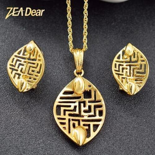 ZEA Dear Jewelry Heart Jewelry Findings Big Jewelry Sets For Women Earrings Pendant Necklace For Party Anniversary Jewelry Gifts