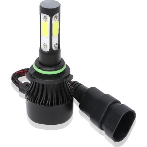 ECAHAYAKU 72W 4-Side Car LED Headlight Bulb Conversion Kit H7 H11 H4 9005 9006 6500K COB LED Car Accessories Fog Light Bulb 1Pcs