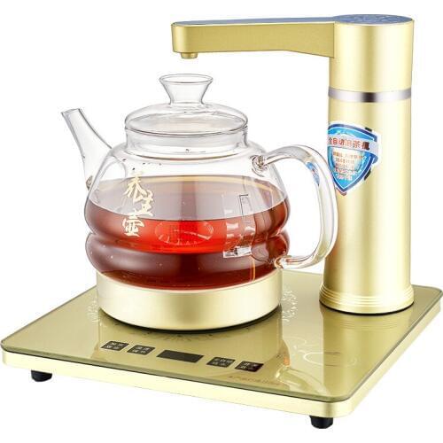 Electric kettle Intelligent automatic water electric boiling tea bubble teapot with high boron silicon and thick glass bo