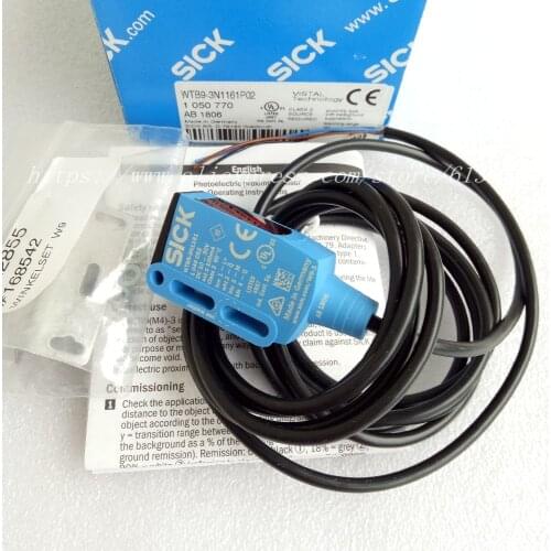 WTB9-3N1161P02 WTB9-3N1161 Sick Photoelectric Switch Sensor 100% New & Original Replace WT9-2N130P02