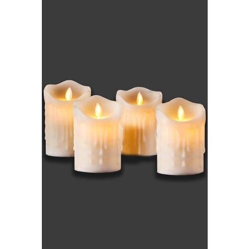 Leva House LED Battery Candle 4 Pieces