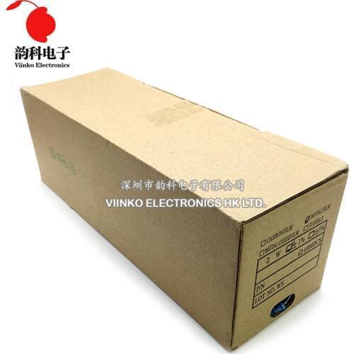 1000pcs 2W Metal film resistor 1% 0R ~ 2.2M 2.2R 10R 22R 47R 100R 220R 470R 1K 10K 100K 1 2.2 4.7 10 22 47 100 220 470 2.2M ohm