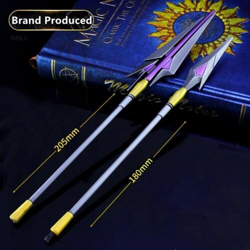 Alloy Sword Toy King Weapon Model 20.5cm Ma Chao Lenghui Gun Alloy Weapon Model Ma Chao Metal Weapon Toy