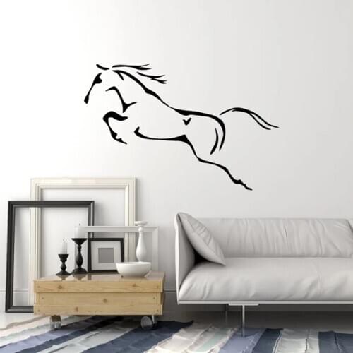 Wall Decal Abstract Horse Beautiful Animals Vinyl Window Stickers Bedroom Living Room Office Home Decor Art Mural M259