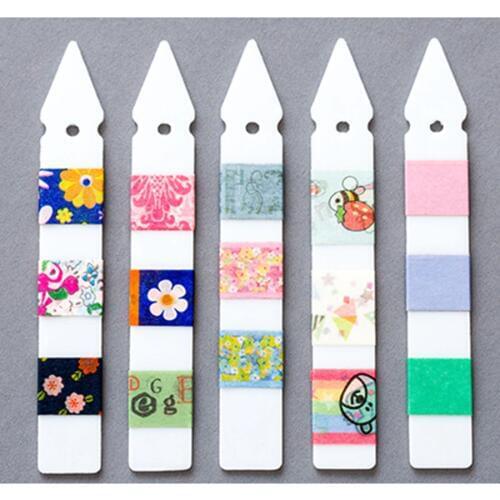 New 10 PCS/LOT arrow style Transparent PVC Board plate ruler / tape Subpackage Planner Tool