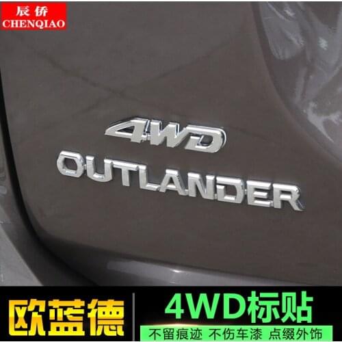 Newest Car Styling Decoration Stickers For Mitsubishi Outlander 2013-2019 Car-styling Car-covers
