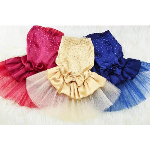 New puppy skirt teddy poodle chihuahua cat spring/summer little princess dress style clothes