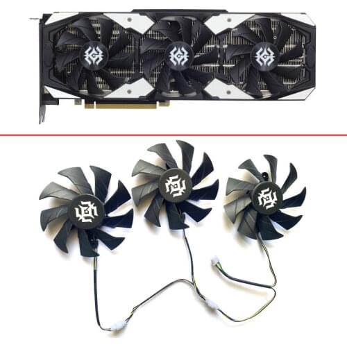3PCS GA92S2H For ZOTAC RTX 2080Ti/2080 2070 Video Card Cooling RTX2070 RTX2080 Ti RTX2080 GPU Cooler Alternative Graphics Card