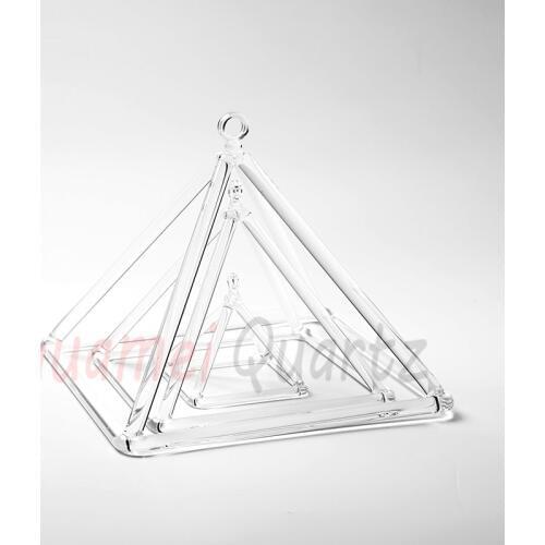 5inch and 9 inches quartz clear crystal pyramid for healing