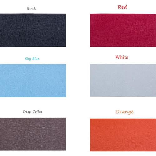 10x20cm Self Adhesive Stick-on No Ironing Sofa Repairing Leather PU Fabric Stickers Patches Scrapbook Fabric Badges Applique