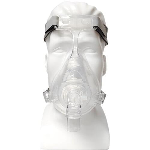 CPAP Full Face Mask With Headgear Comfortable Silicone Cushions for Sleep Snoring Apnea