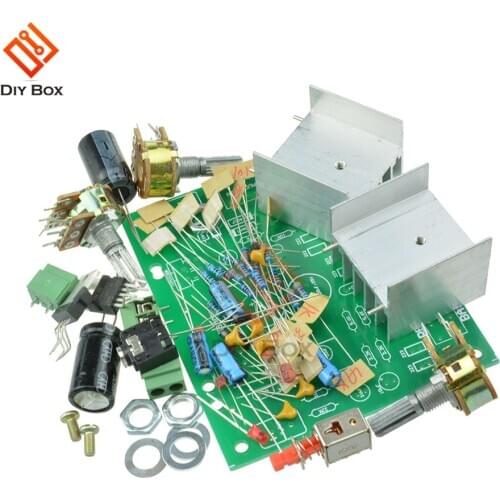 TDA2030A Hifi Audio Amplifier Board Module Stereo AMP AC 12V Dual Channel 15W+15W Diy Kit Electronic PCB Board Module