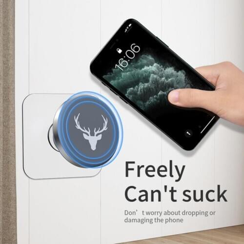 Universal phone Holder Multifunction Wall Magnetic stand For Bathroom Bedroom Kitchen Magnetic Sheet Car Phone Holder