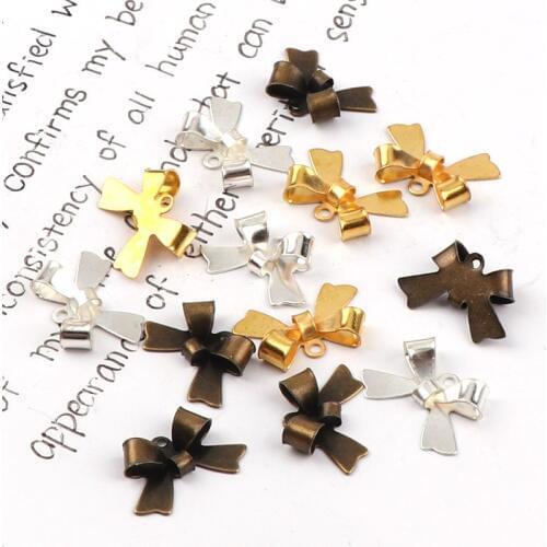 10x18mm Vintage Metal Butterfly Connectors Charm Pendant DIY Necklace Bracelet Connectors Jewelry Findings