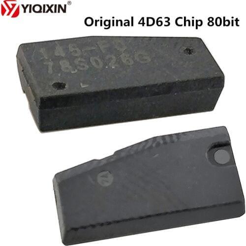 YIQIXIN 10Pcs/lot Original Auto Carbon Transponder Chip 4D63 For Ford For Mazda ID 4D63 80Bit ID83 Car Key Chip With Words