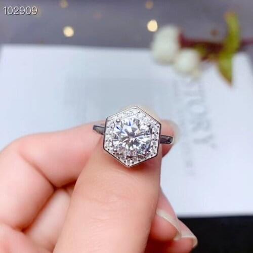 2020 new crackling moissanite gemstone ring for women jewelry engagement ring for wedding 925 silver ring birthday gift love